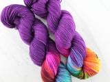 PURPLE PRISM Indie-Dyed Yarn on Super Sport