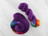 PURPLE PRISM Indie-Dyed Yarn on Super Sport