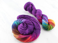 PURPLE PRISM Indie-Dyed Yarn on Super Sport