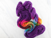 PURPLE PRISM Indie-Dyed Yarn on Super Sport
