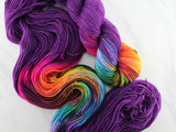 PURPLE PRISM Indie-Dyed Yarn on Super Sport