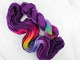 PURPLE PRISM Hand-Dyed Yarn on Wonderful Worsted - Purple Lamb