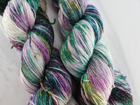 RIVENDELL Hand-Dyed Yarn on Sparkly Merino Sock