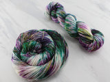 RIVENDELL Hand-Dyed Yarn on Sparkly Merino Sock
