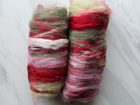 ROSE GARDEN Spinning Fiber Batts - Purple Lamb