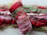 ROSE GARDEN Spinning Fiber Batts - Purple Lamb