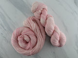 ROSE GELATO Indie-Dyed Yarn on Feather Sock