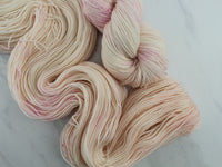 ROSY-FINGERED DAWN Indie-Dyed Yarn on Feather Sock - Purple Lamb