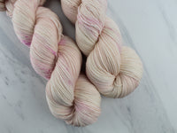 ROSY-FINGERED DAWN Indie-Dyed Yarn on Feather Sock - Purple Lamb