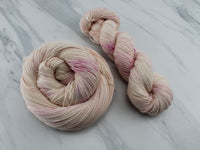 ROSY-FINGERED DAWN Indie-Dyed Yarn on Feather Sock - Purple Lamb