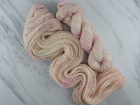 ROSY-FINGERED DAWN Indie-Dyed Yarn on Feather Sock - Purple Lamb