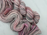ROSY-FINGERED DAWN Hand-Dyed Yarn on Stained Glass Sock - Purple Lamb
