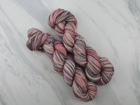 ROSY-FINGERED DAWN Hand-Dyed Yarn on Stained Glass Sock - Purple Lamb