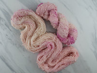 ROSY-FINGERED DAWN on Indie-Dyed Yarn on Squiggle Sock - Purple Lamb