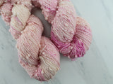 ROSY-FINGERED DAWN on Indie-Dyed Yarn on Squiggle Sock - Purple Lamb
