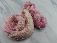 ROSY-FINGERED DAWN on Indie-Dyed Yarn on Squiggle Sock - Purple Lamb