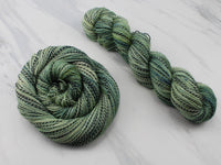 SAGE Indie-Dyed Yarn on Stained Glass Sock - Purple Lamb