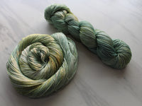 SAGE on So Silky Sock - Purple Lamb