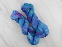 SAPPHIRE DREAMS Indie-Dyed Yarn on Feather Sock - Purple Lamb