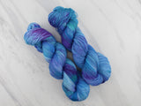 SAPPHIRE DREAMS Indie-Dyed Yarn on Feather Sock - Purple Lamb