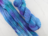 SAPPHIRE DREAMS Indie-Dyed Yarn on Feather Sock - Purple Lamb