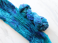 SAPPHIRE DREAMS Indie-Dyed Yarn on Squiggle Sock - Purple Lamb