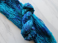 SAPPHIRE DREAMS Indie-Dyed Yarn on Squiggle Sock - Purple Lamb
