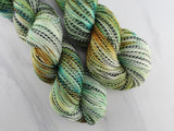 SEASHELL Indie-Dyed Yarn on Stained Glass Sock