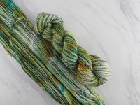SEASHELL Indie-Dyed Yarn on Stained Glass Sock