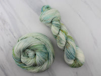 SEASHELL Hand-Dyed Yarn on Sock Perfection - Purple Lamb