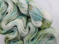 SEASHELL Hand-Dyed Yarn on Sock Perfection - Purple Lamb