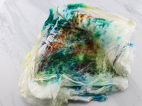 HAND-DYED SILK HANKIES/MAWATA - Colorway #7