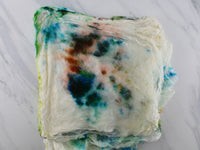 HAND-DYED SILK HANKIES/MAWATA - Colorway #7