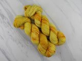 SUNFLOWER Indie-Dyed Yarn on Feather Sock in Solidarity with Ukraine - Purple Lamb