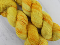 SUNFLOWER Indie-Dyed Yarn on Feather Sock in Solidarity with Ukraine - Purple Lamb