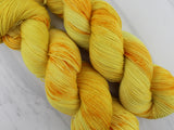 SUNFLOWER Indie-Dyed Yarn on Feather Sock in Solidarity with Ukraine - Purple Lamb