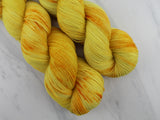 SUNFLOWER Indie-Dyed Yarn on Feather Sock in Solidarity with Ukraine - Purple Lamb