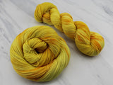 SUNFLOWER Indie-Dyed Yarn on Feather Sock in Solidarity with Ukraine - Purple Lamb