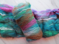 TEXAS BLUE BELLS Art Batts to Spin and Felt - Purple Lamb