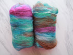 TEXAS BLUE BELLS Art Batts to Spin and Felt - Purple Lamb