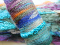 THE GARDEN AT BAG END Art Batts to Spin and Felt - Purple Lamb