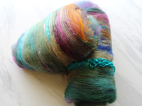 THE GARDEN AT BAG END Art Batts to Spin and Felt - Purple Lamb