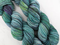 THE HANDS OF THE KING Hand-Dyed Yarn on Stained Glass Sock - Purple Lamb