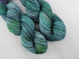THE HANDS OF THE KING Hand-Dyed Yarn on Stained Glass Sock - Purple Lamb