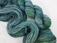 THE HANDS OF THE KING Hand-Dyed Yarn on Stained Glass Sock - Purple Lamb