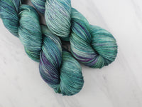 THE HANDS OF THE KING on So Silky Sock - Purple Lamb