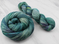 THE HANDS OF THE KING on So Silky Sock - Purple Lamb