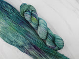 THE HANDS OF THE KING on So Silky Sock - Purple Lamb