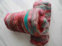 THE SECRET GARDEN Art Batts to Spin and Felt - Purple Lamb
