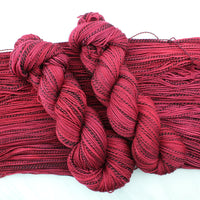 THE WINEDARK SEA Indie-Dyed Yarn on Stained Glass Sock - Purple Lamb